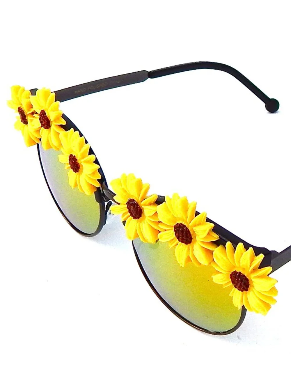 GASOLINE GLAMOUR CANARY DAISY ACID COCO GLASSES 🌼🌼🌼